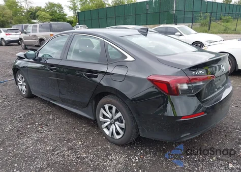 2025 Honda Civic Lx из США, поврежденный, VIN 2HGFE2F24SH546803